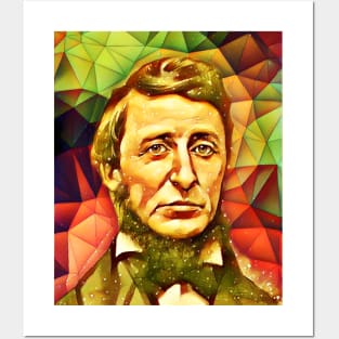 Henry David Thoreau Snow Portrait | Henry David Thoreau Artwork 9 Posters and Art